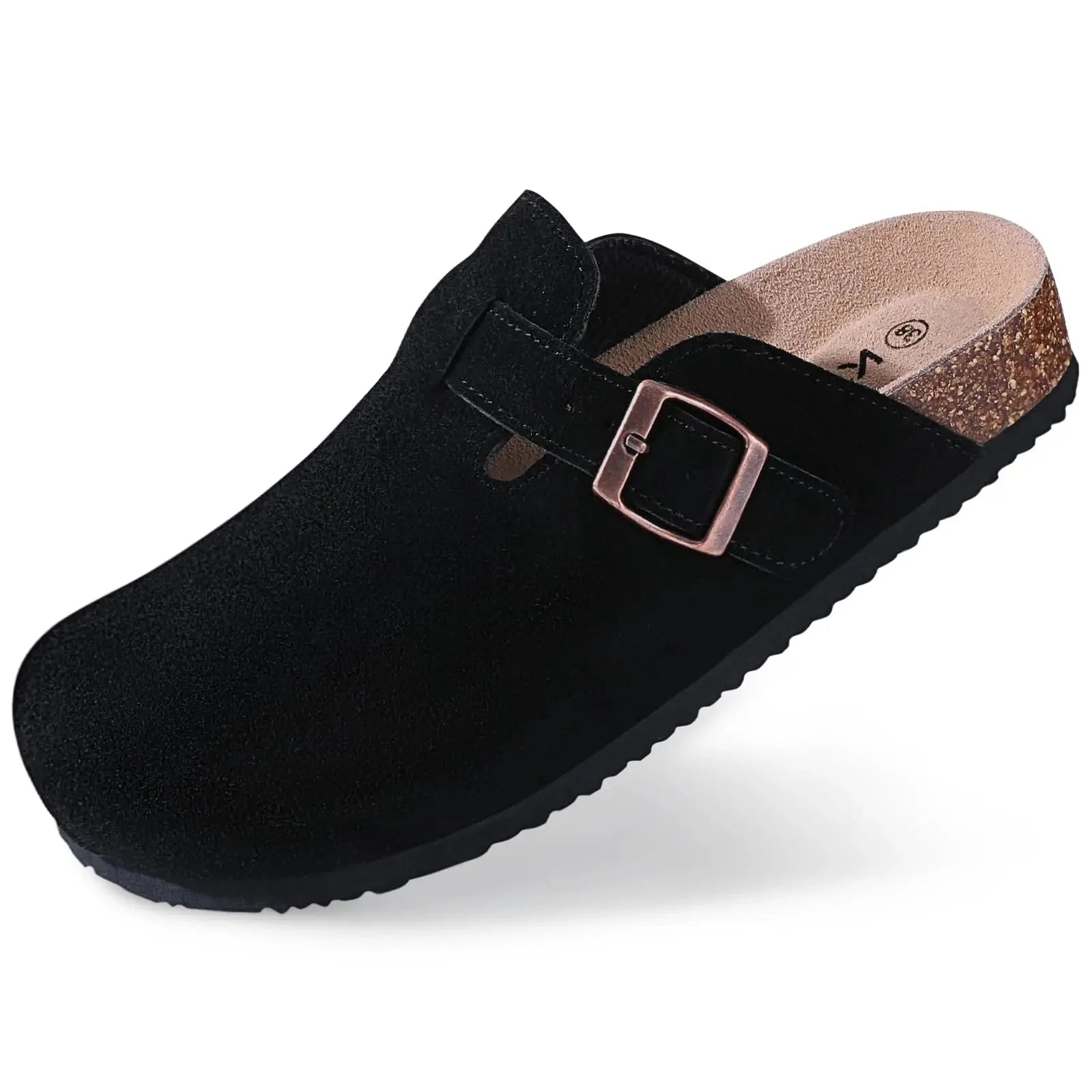 Comfort Suede and Cork Clogs