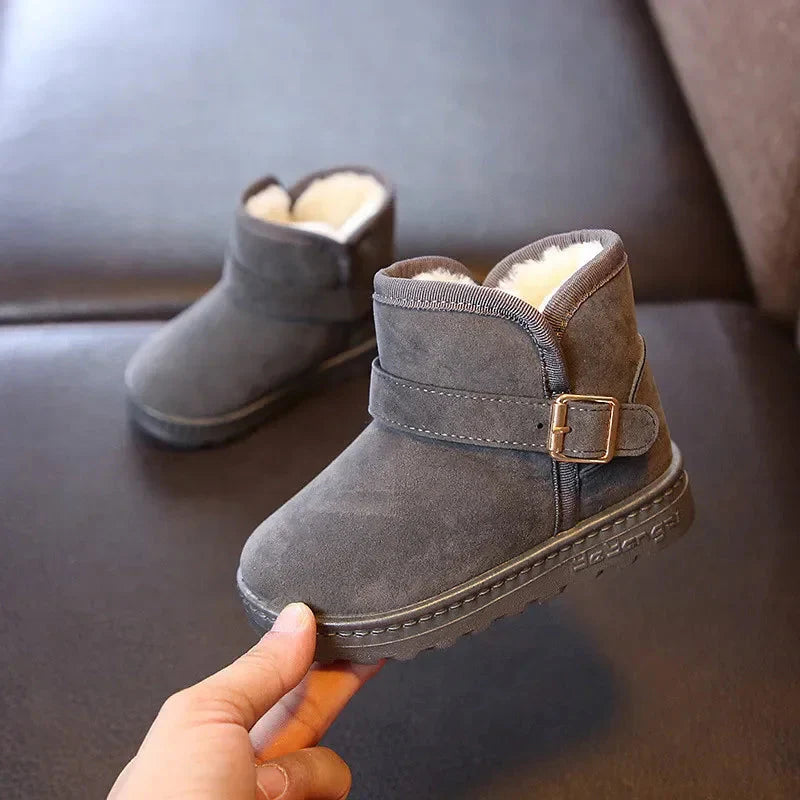 Comfortable Kids' Snow Boots with Fleece Lining