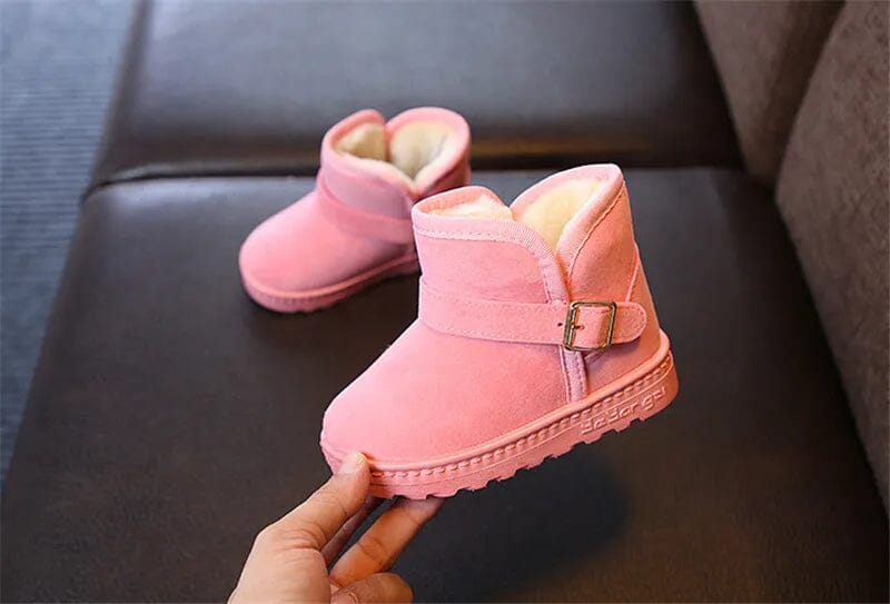 Comfortable Kids' Snow Boots with Fleece Lining