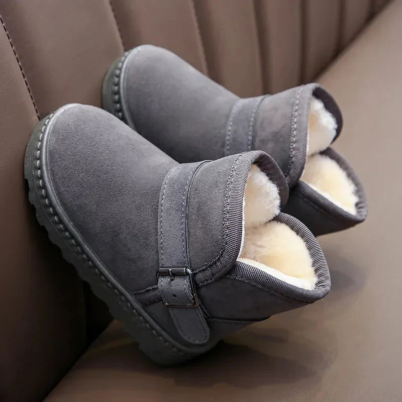 Comfortable Kids' Snow Boots with Fleece Lining