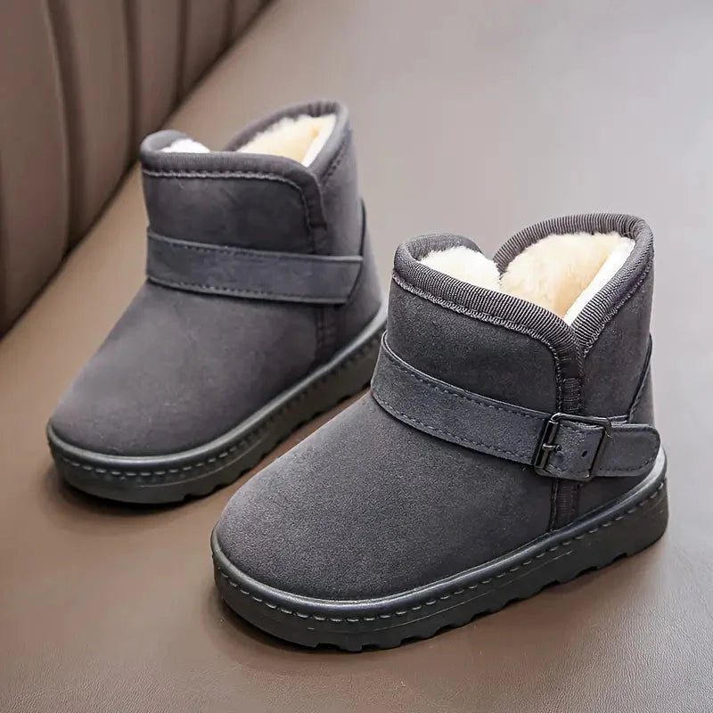 Comfortable Kids' Snow Boots with Fleece Lining