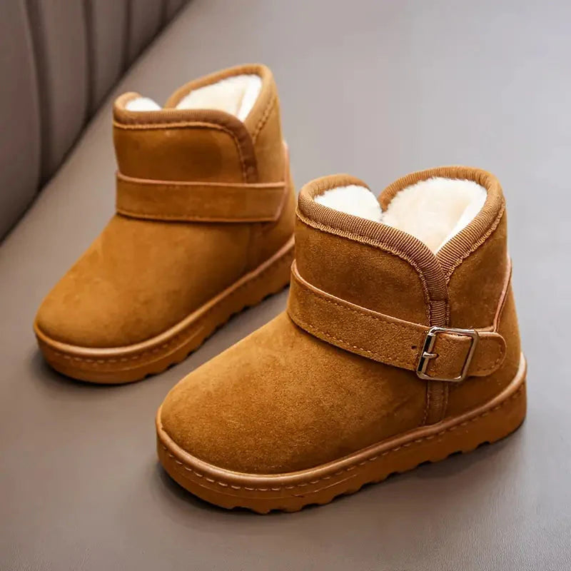 Comfortable Kids' Snow Boots with Fleece Lining