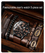 Dante Men's Leather Sports Watch