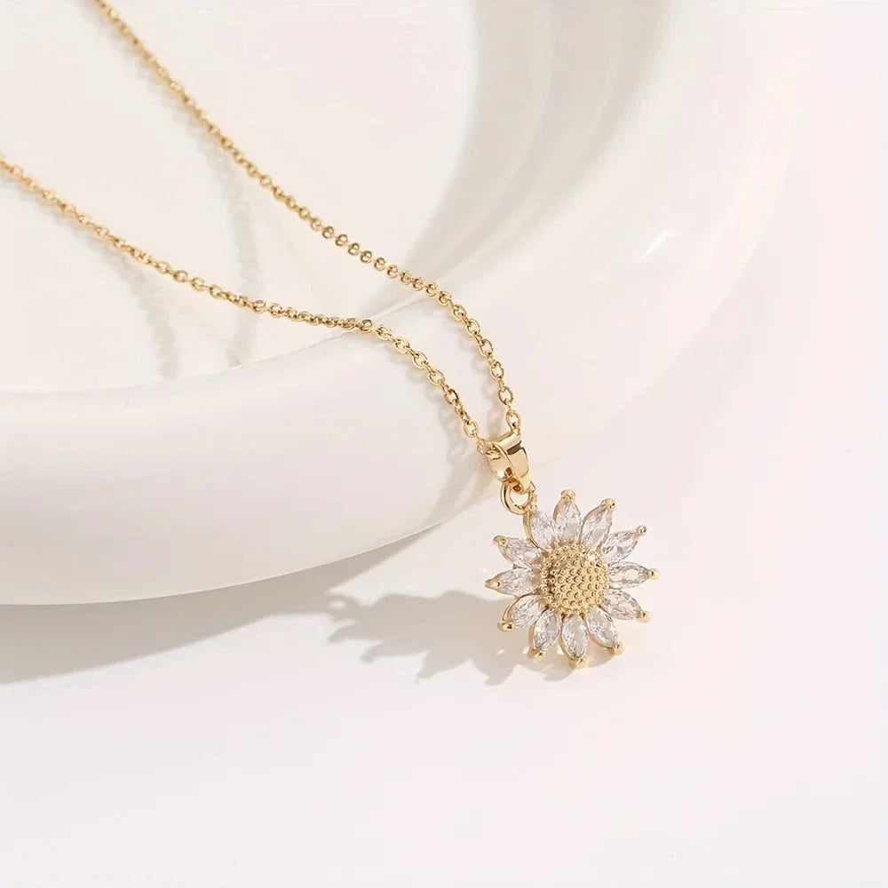 Sunflower Shine Necklace Love and Hope