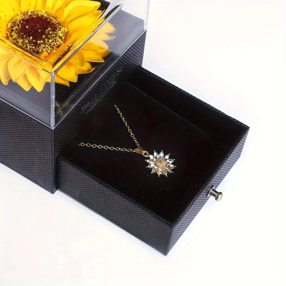 Sunflower Shine Necklace Love and Hope