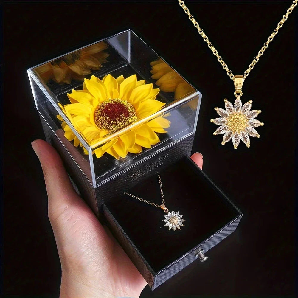 Sunflower Shine Necklace Love and Hope