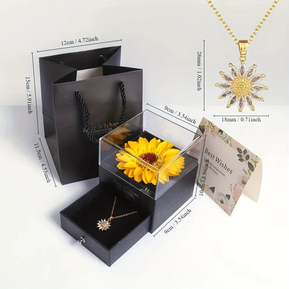 Sunflower Shine Necklace Love and Hope