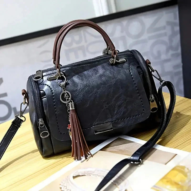 Elegant Women's Leather Shoulder Bag Alice