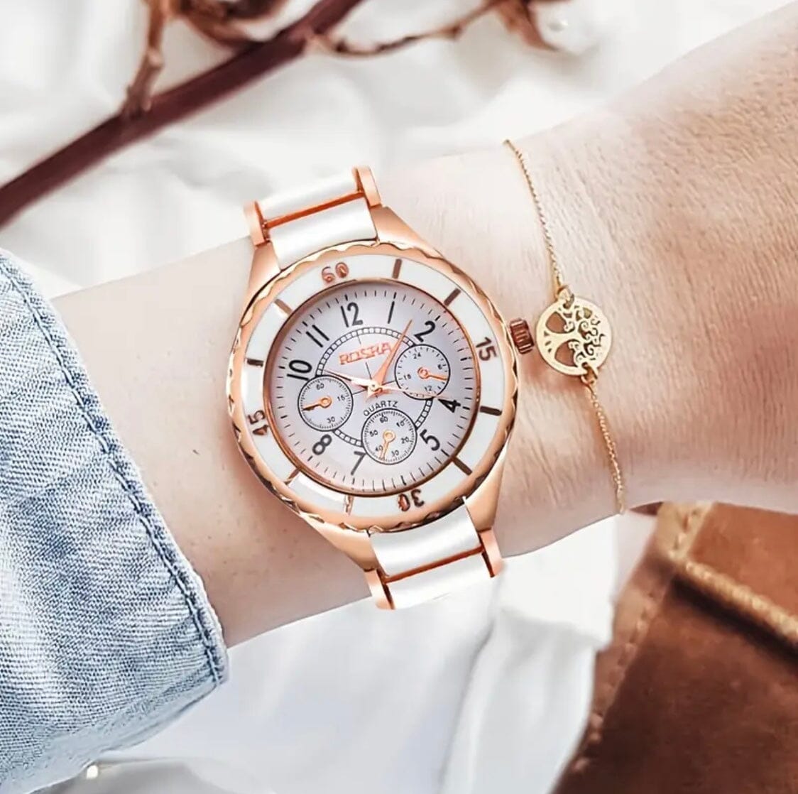 Elegant Women's Watch – Rose Aveline