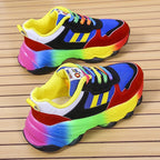 Ergonomic Rainbow Sneakers
