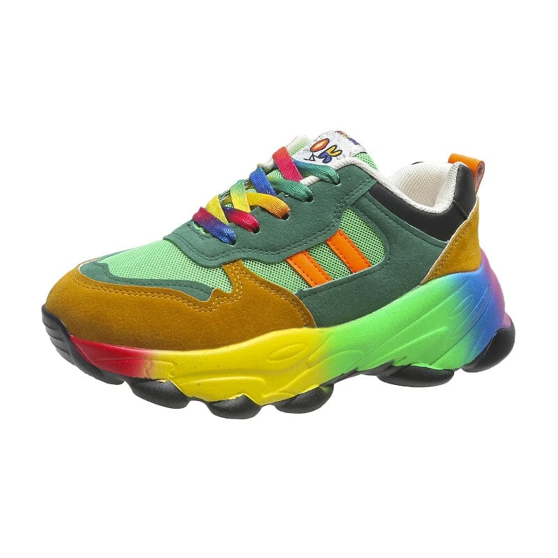 Ergonomic Rainbow Sneakers