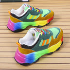 Ergonomic Rainbow Sneakers