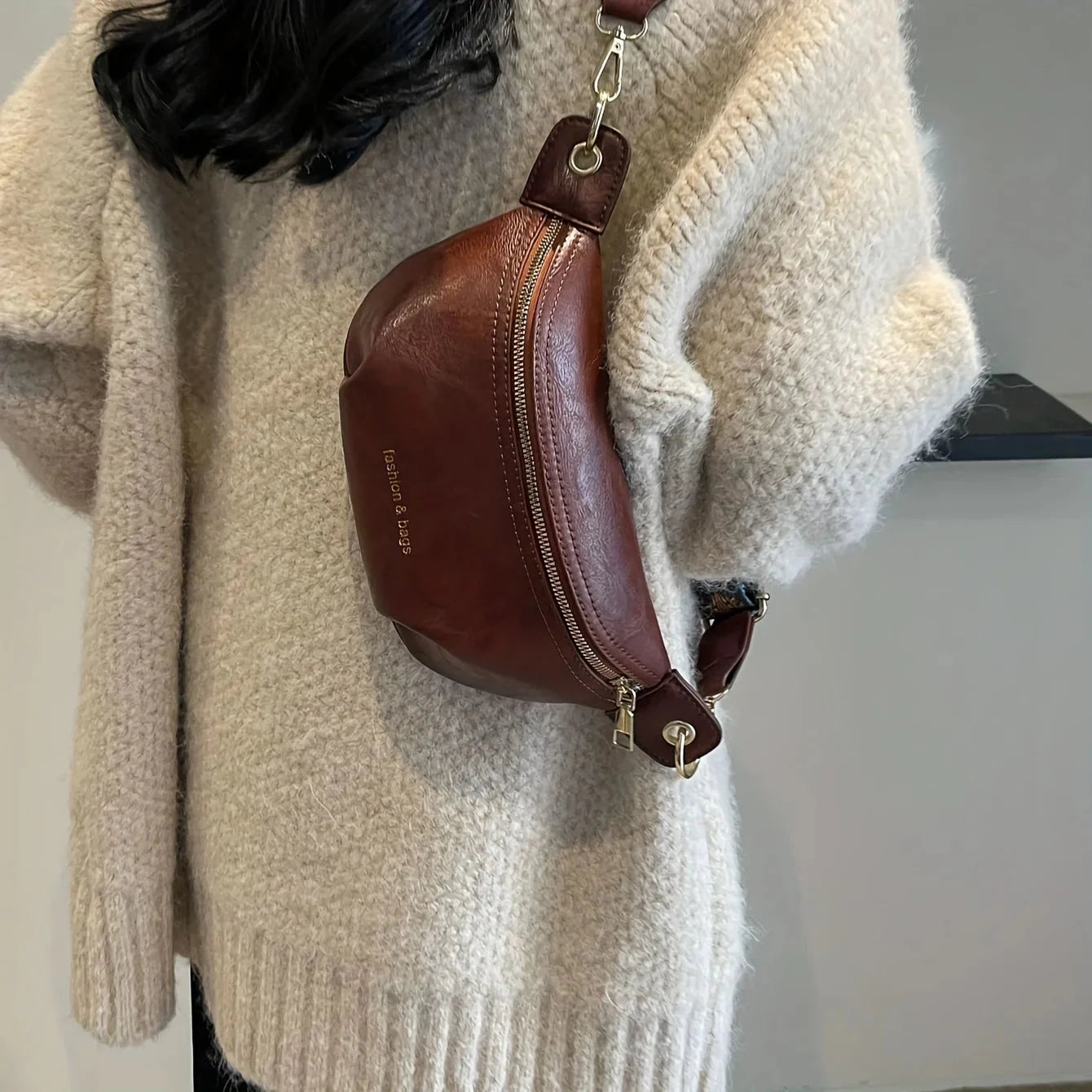 Estelle Retro Leather Crossbody Vintage Bag