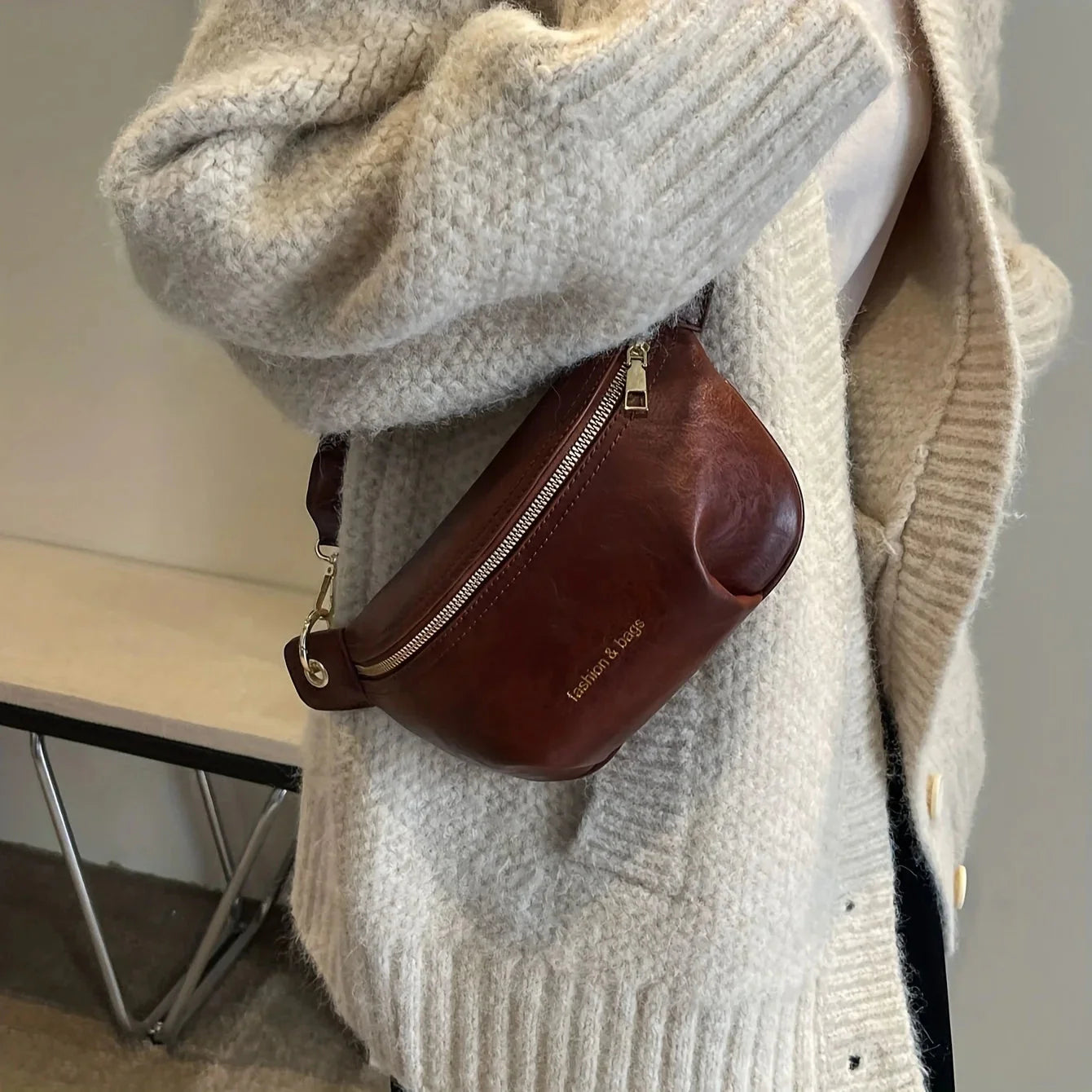 Estelle Retro Leather Crossbody Vintage Bag