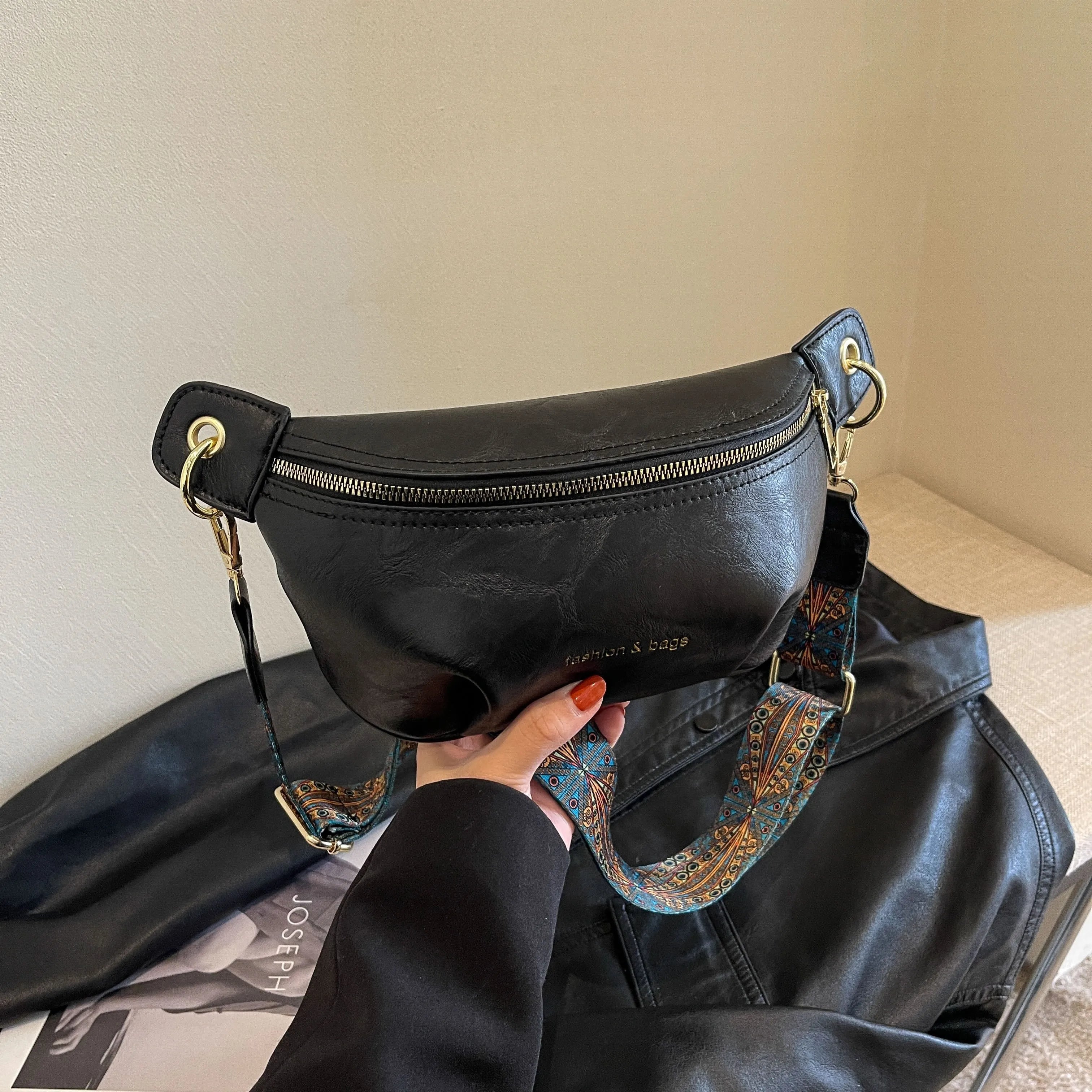 Estelle Retro Leather Crossbody Vintage Bag