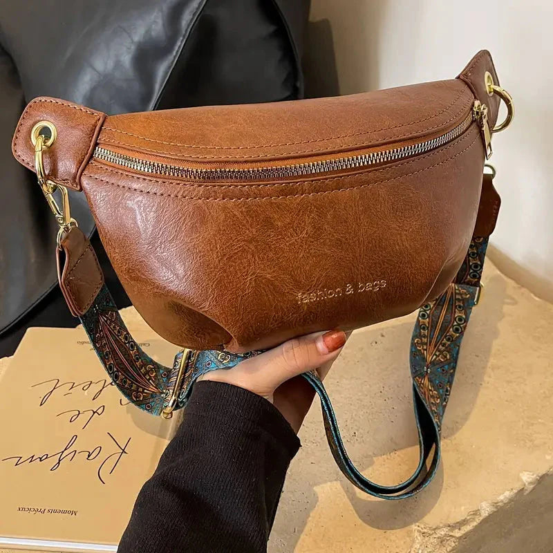 Estelle Retro Leather Crossbody Vintage Bag