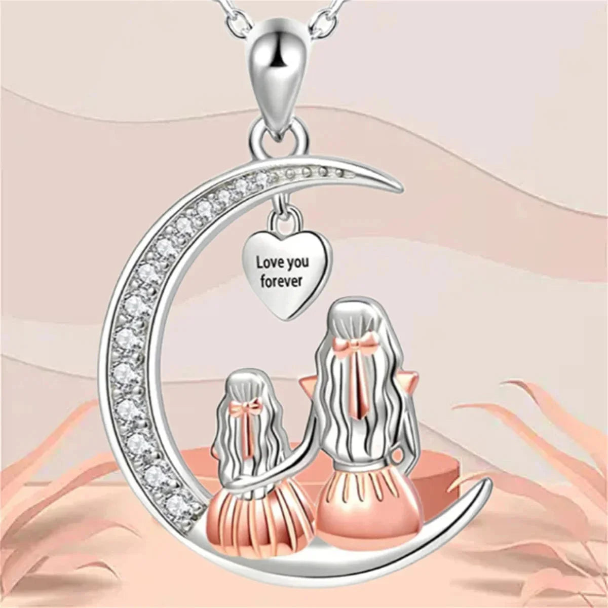 Eternal Bond Necklace – Mother & Daughter