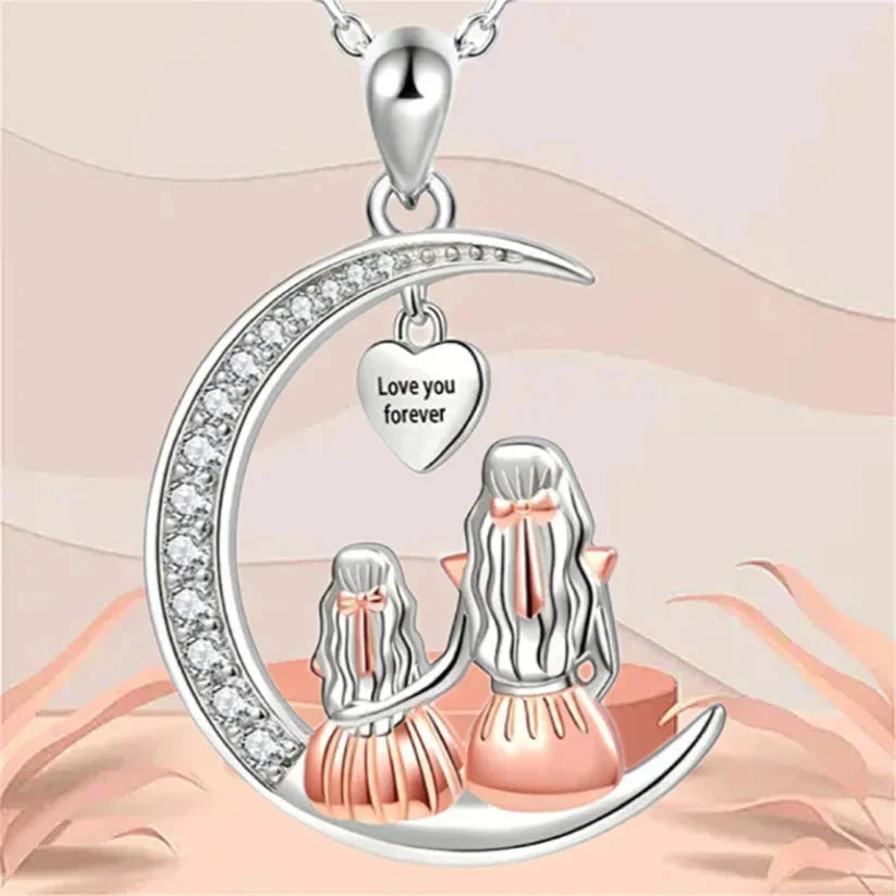 Eternal Bond Necklace – Mother & Daughter