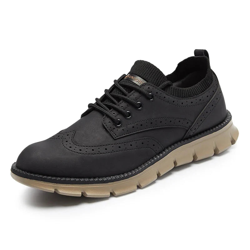 Everett Ultra Comfortable Leather Men's Sneakers