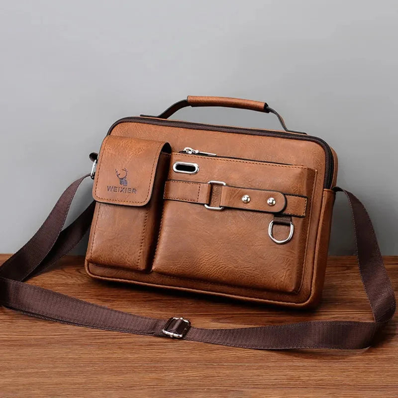 Weixier Classic Men's Leather Bag