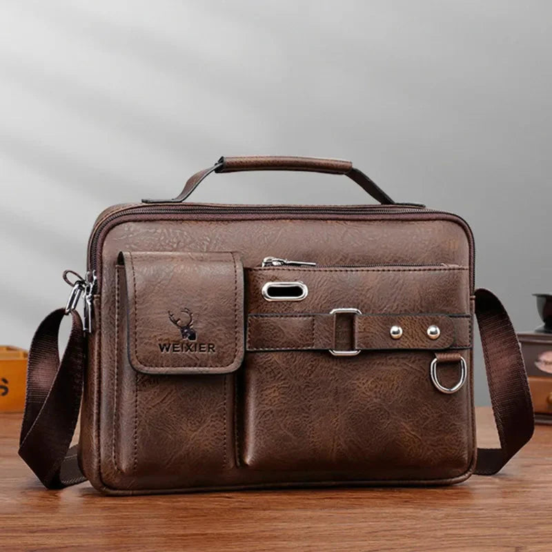 Weixier Classic Men's Leather Bag