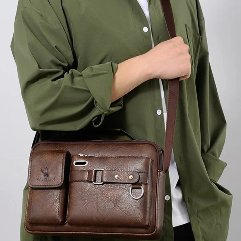 Weixier Classic Men's Leather Bag