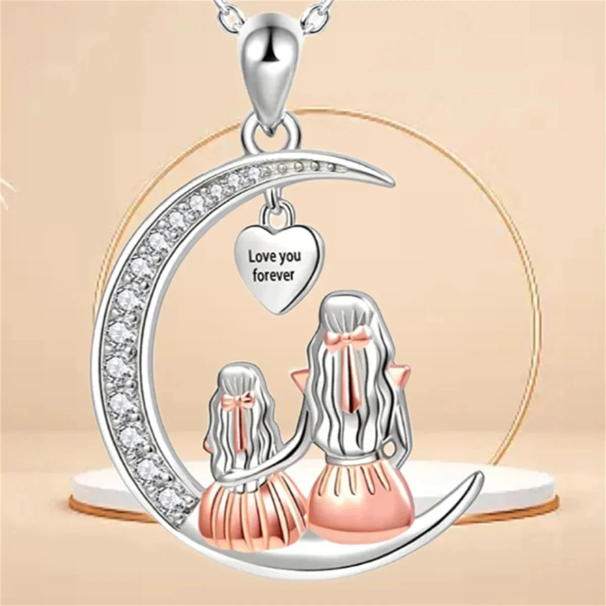 Eternal Bond Necklace – Mother & Daughter