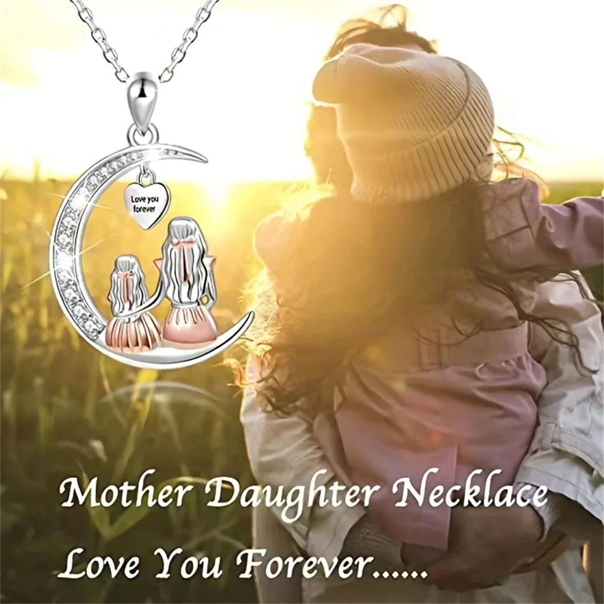 Eternal Bond Necklace – Mother & Daughter