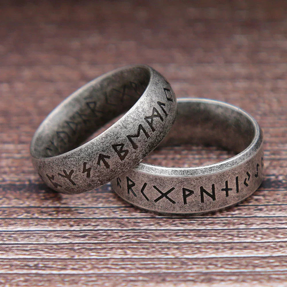 Runethor – Retro Stainless Steel Ring