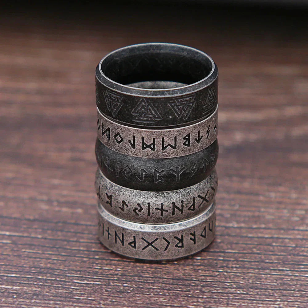 Runethor – Retro Stainless Steel Ring
