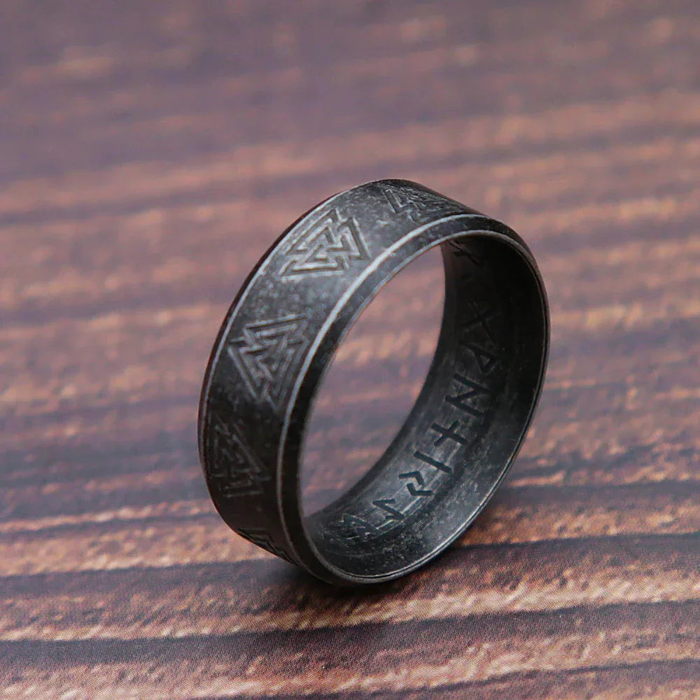 Runethor – Retro Stainless Steel Ring