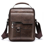 Forgeweix Men's Leather Crossbody Bag
