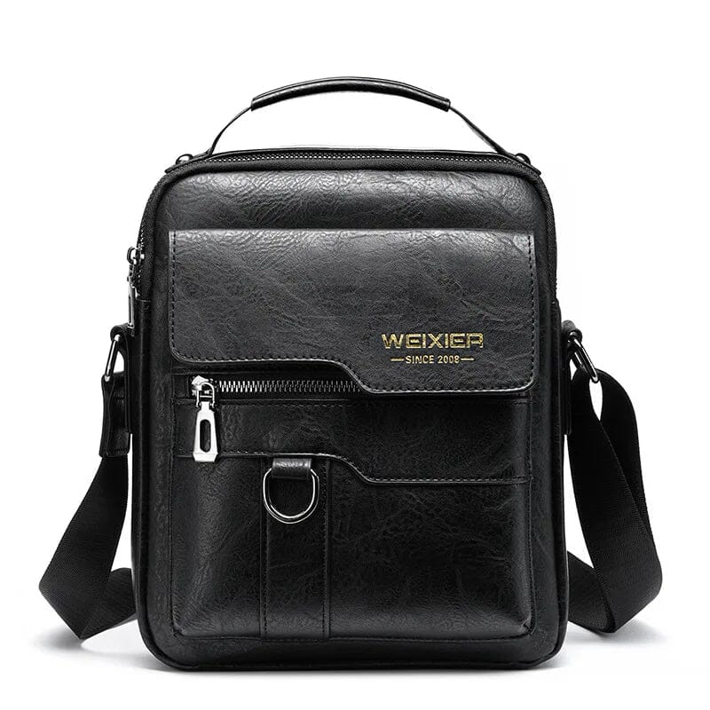Forgeweix Men's Leather Crossbody Bag