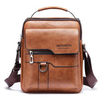 Forgeweix Men's Leather Crossbody Bag