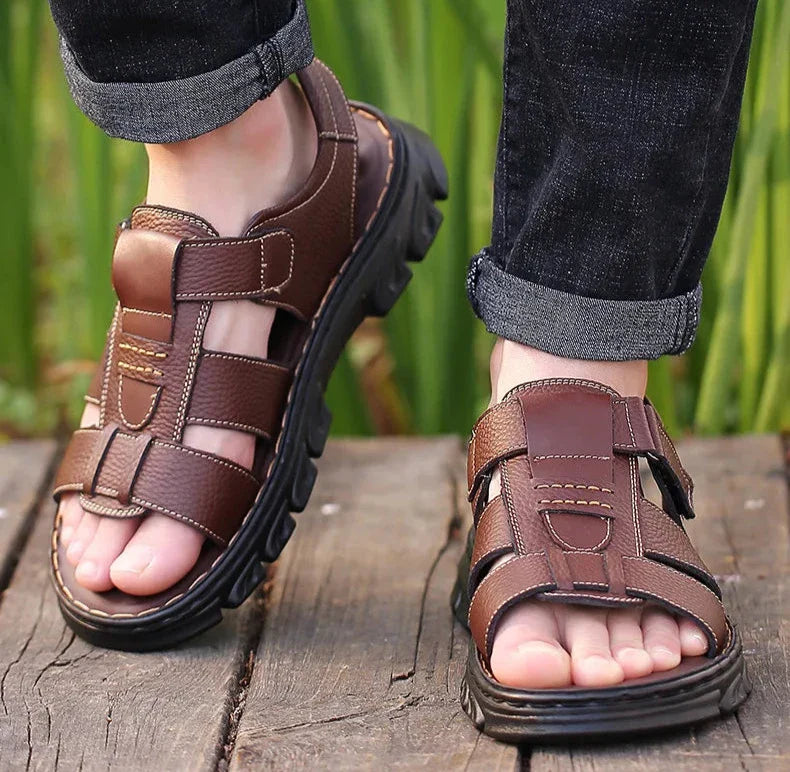 Men's Leather Sandals Comfort Max