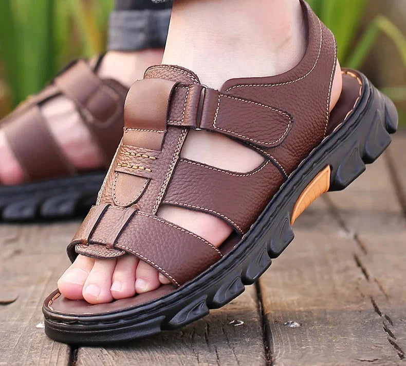 Men's Leather Sandals Comfort Max