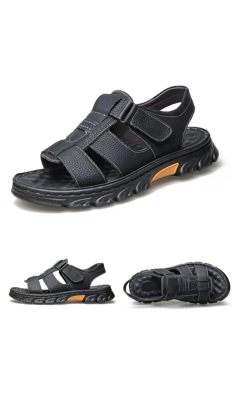 Men's Leather Sandals Comfort Max