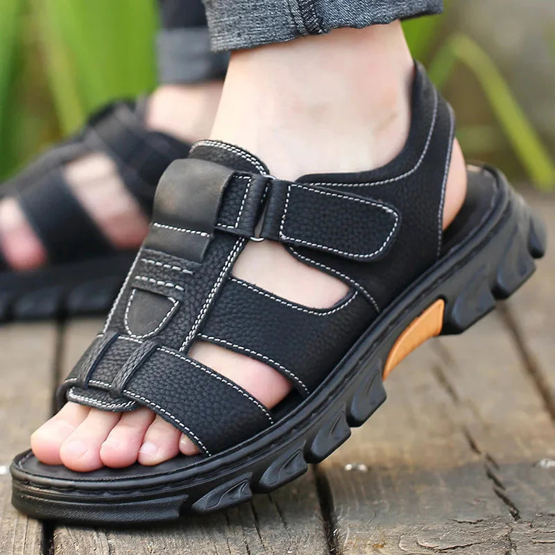 Men's Leather Sandals Comfort Max