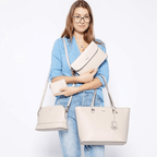 Hand and Shoulder Bags for Women Leather - 3-Piece Set