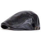 High Quality Trendy Leather Beret