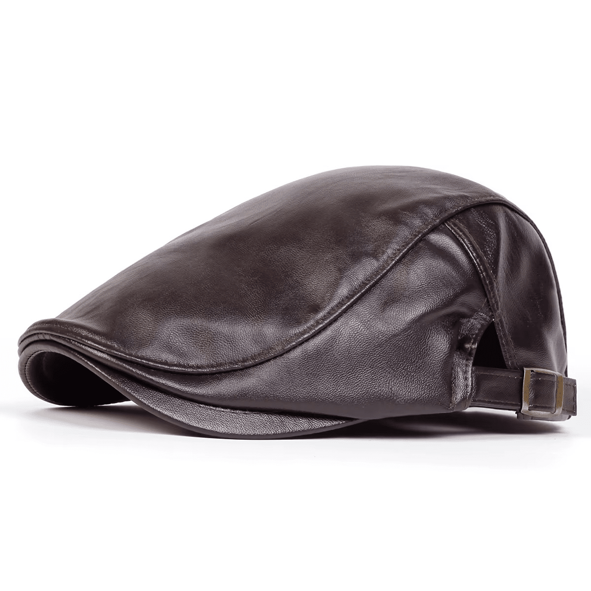 High Quality Trendy Leather Beret