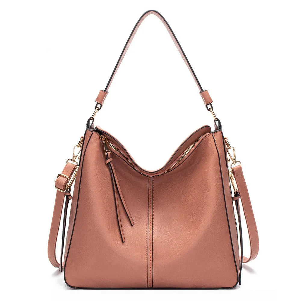 Leather Hobo Bag for Women