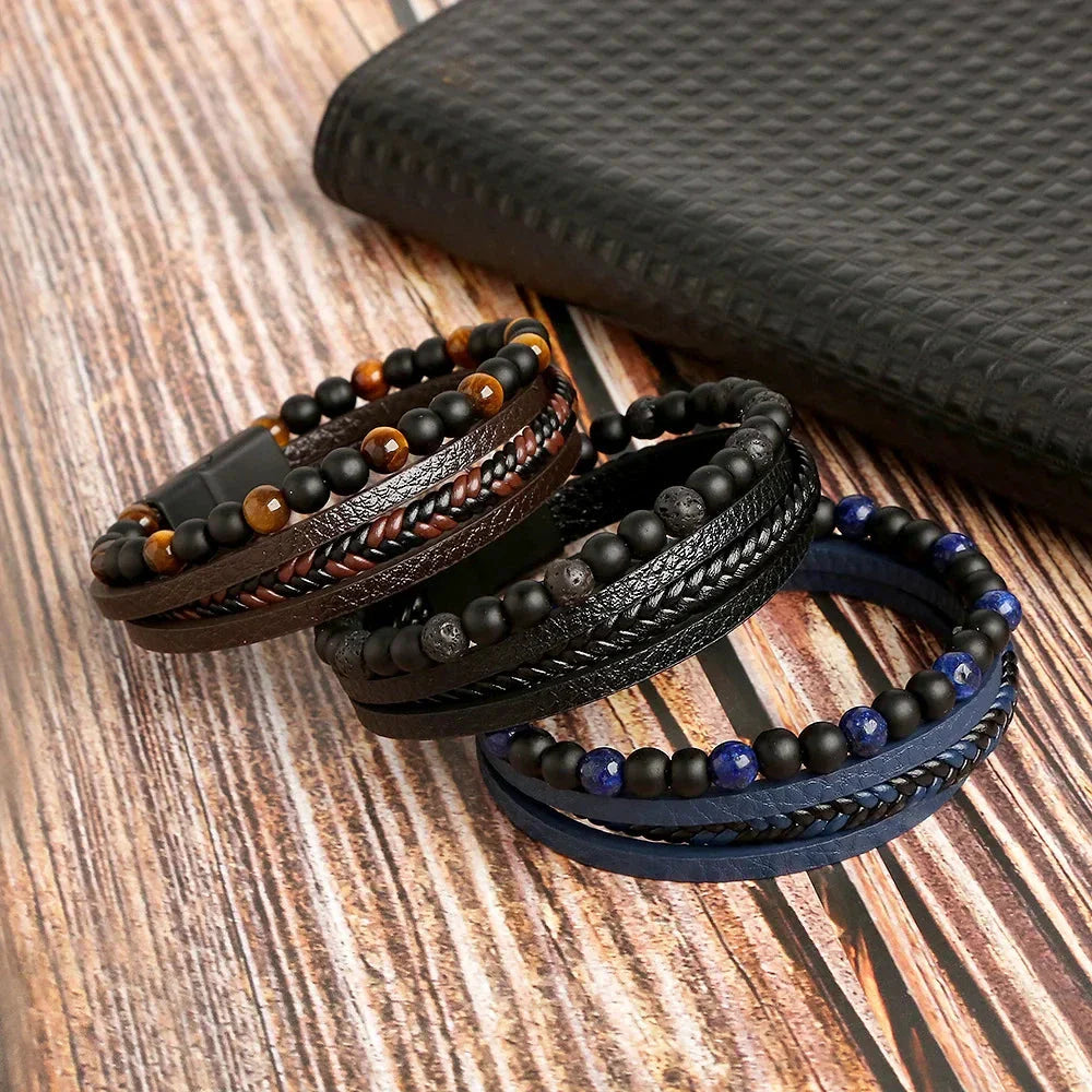 Klaiven – Modern Leather Bracelet