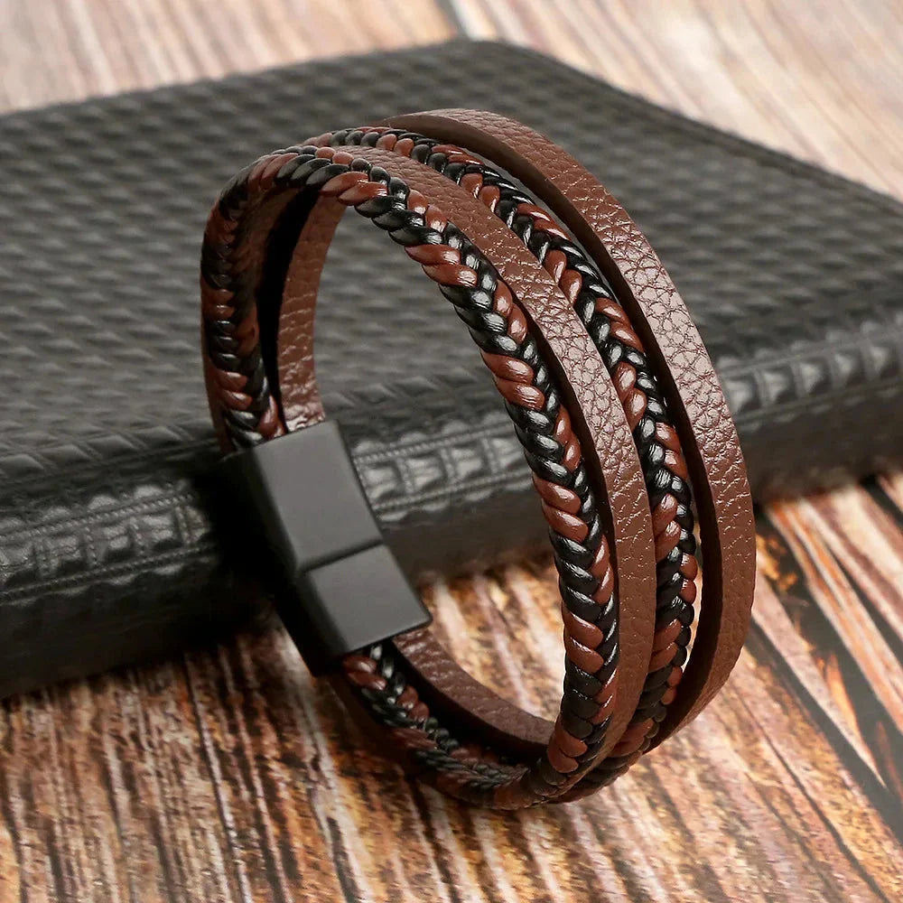 Klaiven – Modern Leather Bracelet