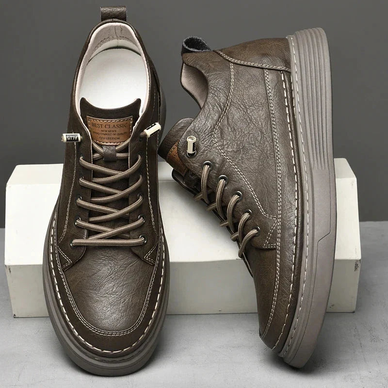 Zenon Casual Leather Sneakers