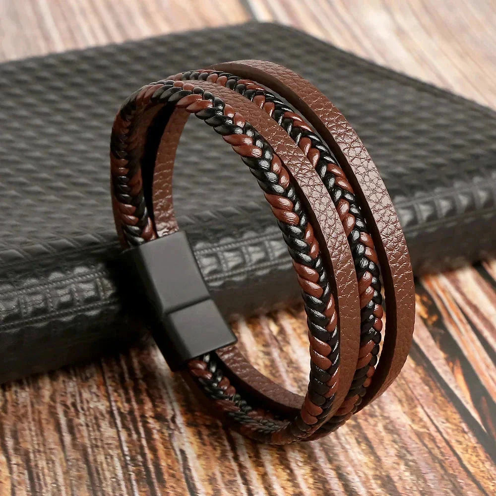 Klaiven – Modern Leather Bracelet