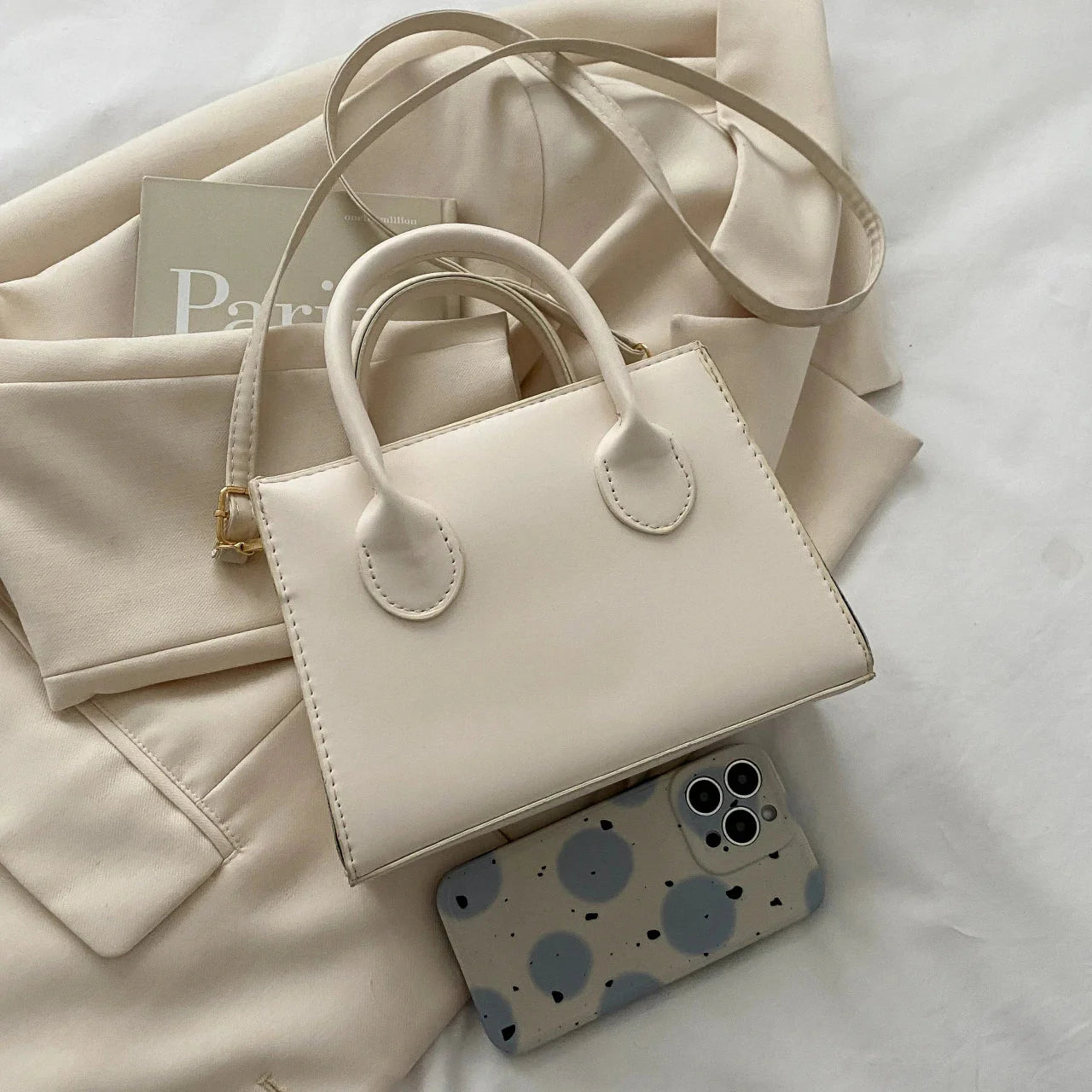 Laurel Minimalist Leather Bag