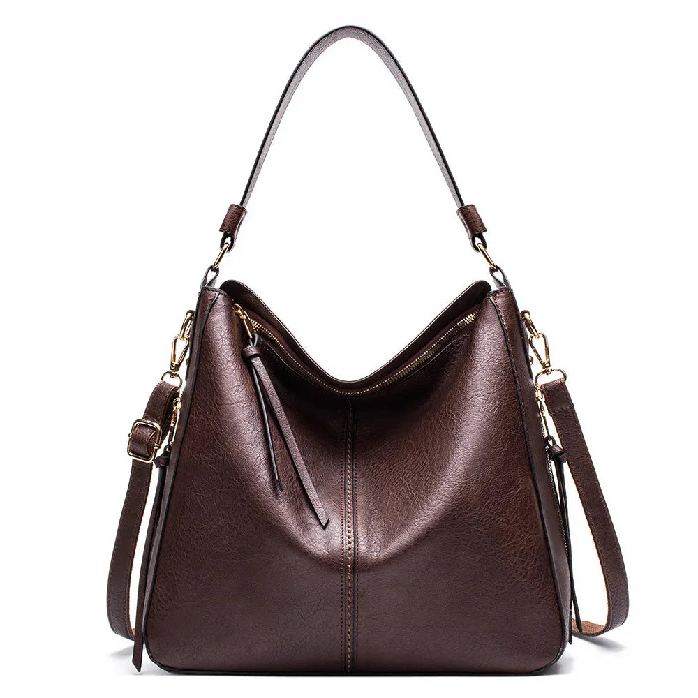 Leather Hobo Bag for Women