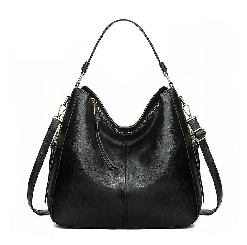 Leather Hobo Bag for Women