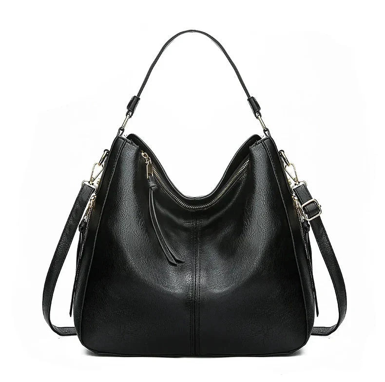 Leather Hobo Bag for Women
